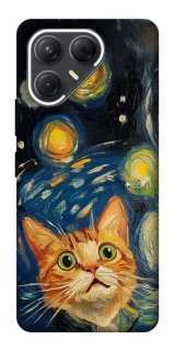 Чехол на TECNO Pova 7 paint cat фото 1 из 1