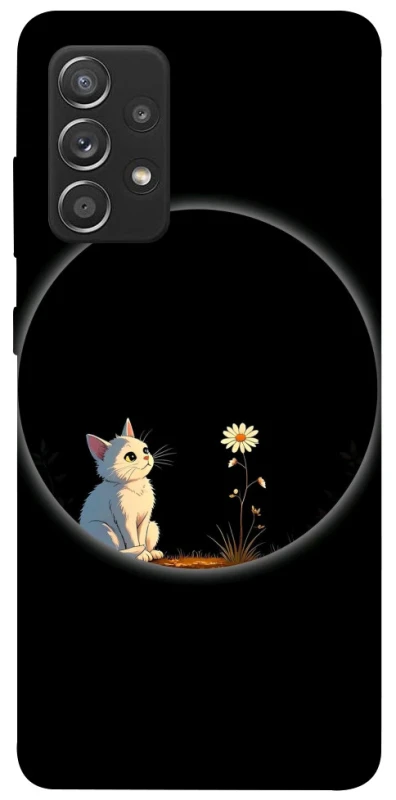 Чохол на Samsung Galaxy A52 4G / A52 5G Cat and flower фото 1 з 1