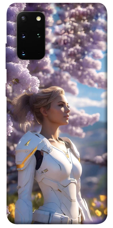 Чехол на Samsung Galaxy S20+ Cyber space girl ver.1 фото 1 из 1