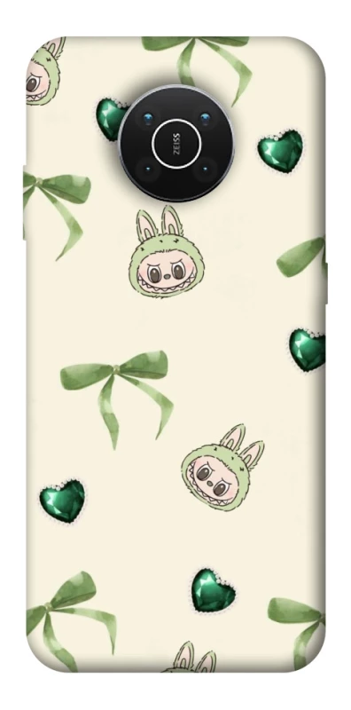 Чохол на Nokia X10 / X20 Labubu Green Heart фото 1 з 1
