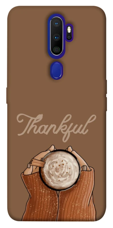 Чохол на Oppo A5 (2020) / Oppo A9 (2020) Thankful coffee фото 1 з 1