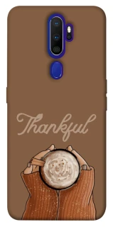 Чехол на Oppo A5 (2020) / Oppo A9 (2020) Thankful coffee фото 1 из 1