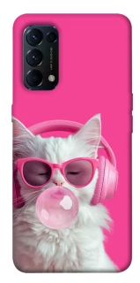 Чехол на Oppo Reno 5 4G Pink kitty фото 1 из 1
