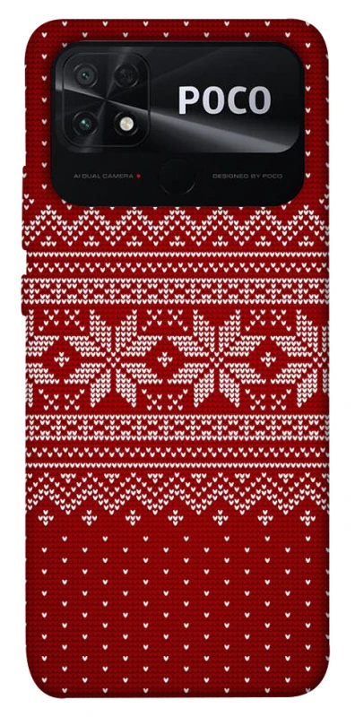 Чохол на Xiaomi Poco C40 Christmas jumper ver.3 фото 1 з 1