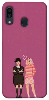 Чехол на Samsung Galaxy A20 / A30 Raven & Rainbow Wednesday фото 1 из 1