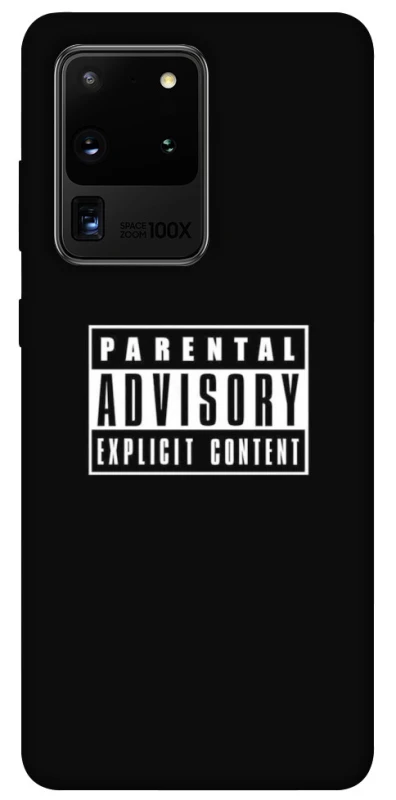 Чохол на Samsung Galaxy S20 Ultra Parental Advisory Label фото 1 з 1