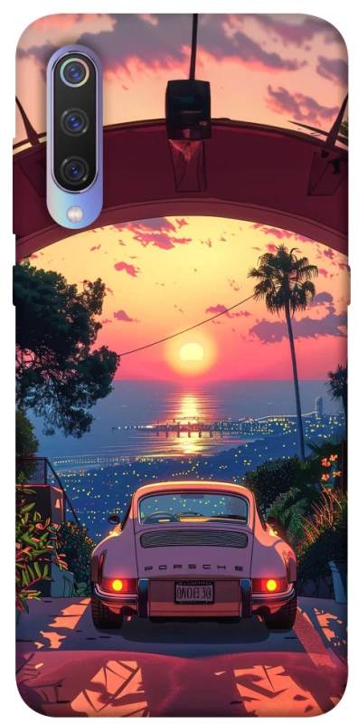 Чохол на Xiaomi Mi 9 Porsche at sunset фото 1 з 1