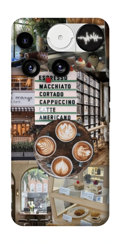 Чехол на Nothing Phone (3) Coffee collage ver.5 фото 1 из 1