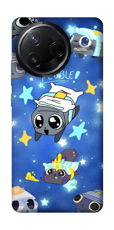 Чехол на Infinix Note 50 Pro Pebble kitten stars фото 1 из 1