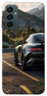 Чехол на Samsung Galaxy M14 5G Car in the mountains фото 1 из 1