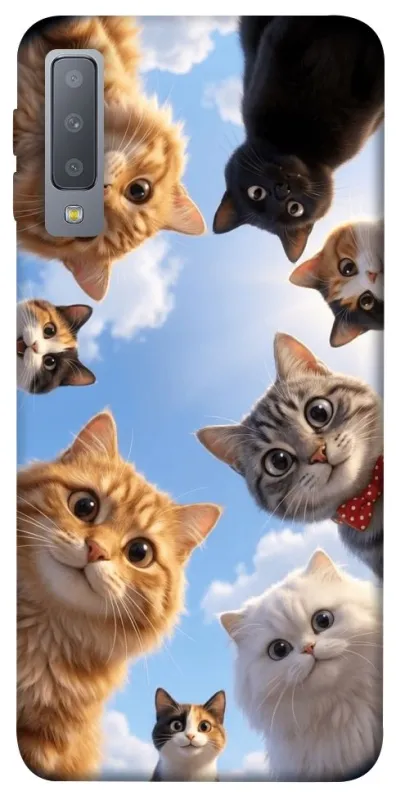 Чохол на Samsung A750 Galaxy A7 (2018) Cats фото 1 з 1