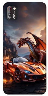 Чохол на TECNO POP 4 Pro Сar and dragon фото 1 з 1