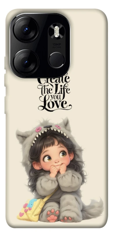 Чохол на Tecno Spark Go 2023 Create the life you love фото 1 з 1