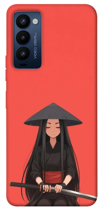 Чохол на TECNO Camon 18 Red samurai фото 1 з 1