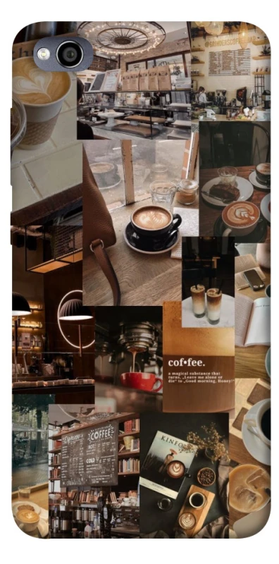 Чехол на Xiaomi Redmi 4a Coffee collage ver.2 фото 1 из 1