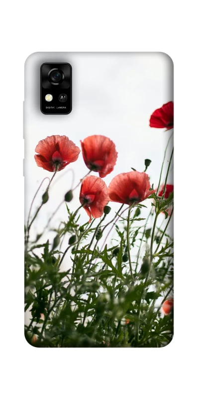Чехол на ZTE Blade A31 Поле маков фото 1 из 1