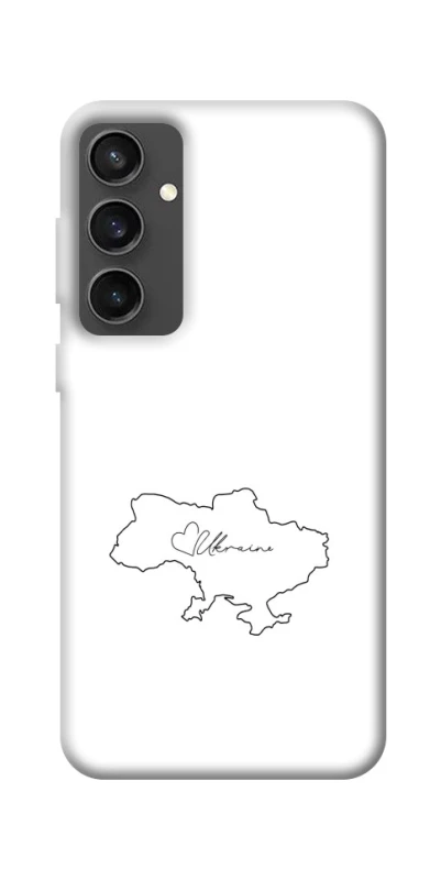 Чохол на Samsung Galaxy S24 FE Ukraine map фото 1 з 1