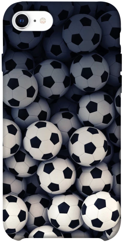 Чохол на Apple iPhone SE (2020) Футбольні м'ячи фото 1 з 1