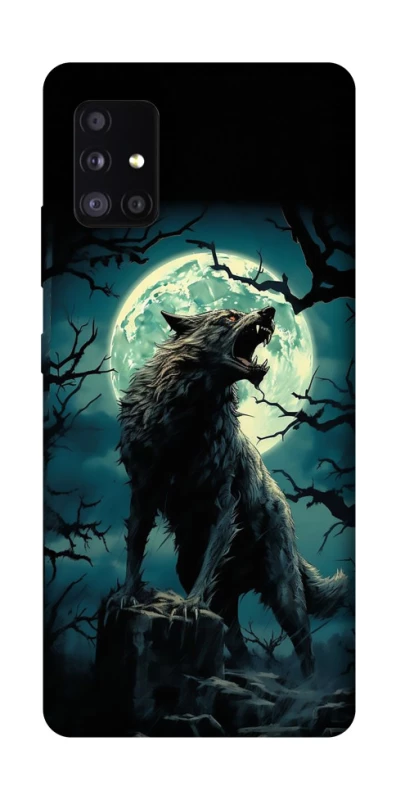 Чехол на Samsung Galaxy A51 5G Волк под луной фото 1 из 1