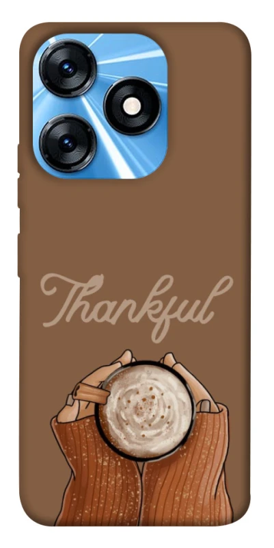 Чехол на TECNO Spark 10 Thankful coffee фото 1 из 1
