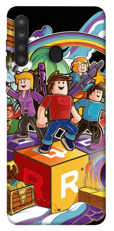 Чохол на Samsung Galaxy A21 Roblox family фото 1 з 1