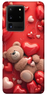Чехол на Samsung Galaxy S20 Ultra bear in hearts фото 1 из 1