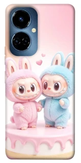 Чехол на TECNO Camon 19 Pro Labubu Twins фото 1 из 1