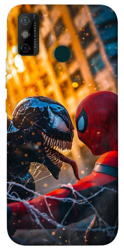 Чехол на TECNO Spark 6 Go Venom vs Spiderman фото 1 из 1