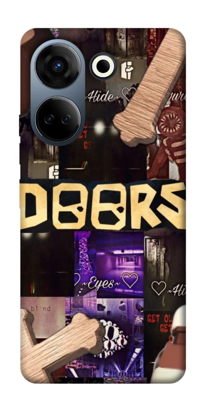 Чохол на TECNO Camon 20 Pro (CK7n) Roblox doors dark mode фото 1 з 1