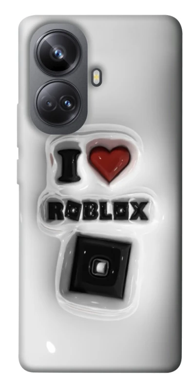 Чохол на Realme 10 Pro+ I love Roblox фото 1 з 1