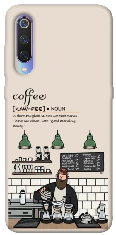 Чохол на Xiaomi Mi 9 Kaw-fee фото 1 з 1