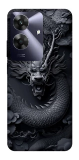 Чохол на Realme Note 60 black dragon фото 1 з 1