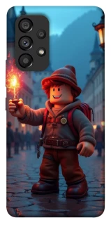 Чохол на Samsung Galaxy A53 5G Roblox Fire Logo Blue Flames фото 1 з 1