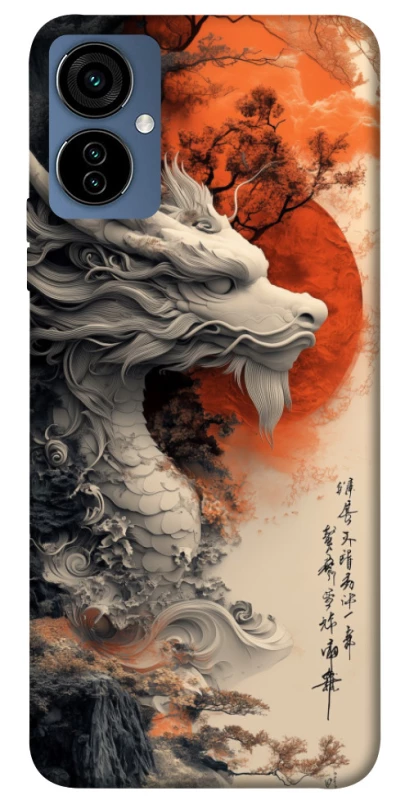 Чохол на TECNO Camon 19 Neo white dragon фото 1 з 1