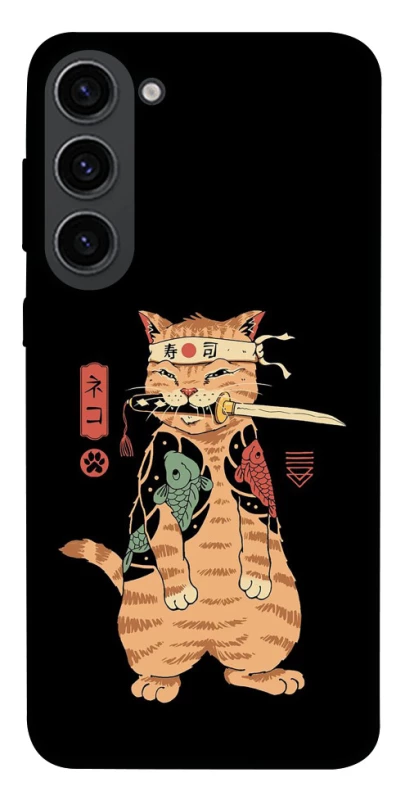 Чохол на Samsung Galaxy S23 Кіт-самурай фото 1 з 1