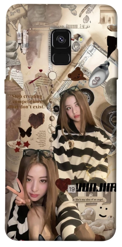 Чехол на Samsung A530 Galaxy A8 (2018) Yunjin - LE SSERAFIM фото 1 из 1