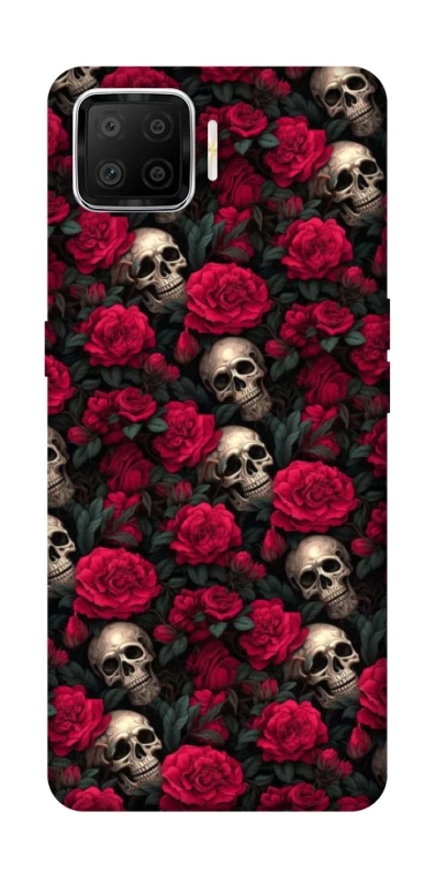 Чохол на Oppo A73 (2017) Черепа та рози фото 1 з 1