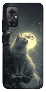 Чехол на Xiaomi Redmi Note 11R Кот под луной фото 1 из 1
