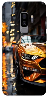 Чохол на Samsung Galaxy S9+ Golden sports car фото 1 з 1