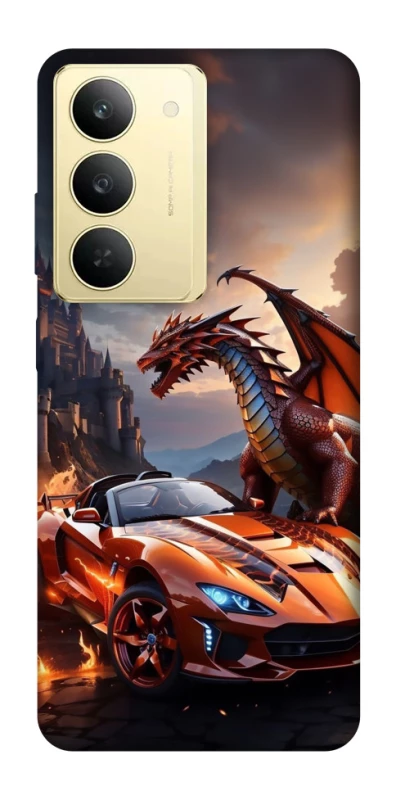 Чохол на Realme 14x Сar and dragon фото 1 з 1
