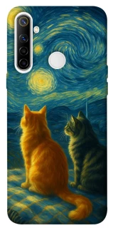 Чехол на Realme 6i Cats under the stars фото 1 из 1
