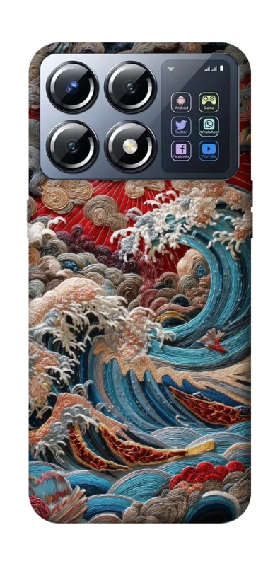 Чехол на Xiaomi POCO X8 Pro Japa wave ver.2 фото 1 из 1