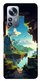 Чехол на Xiaomi 12 / 12X Minecraft sunrise фото 1 из 1