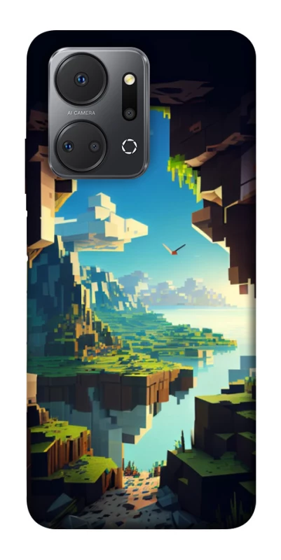 Чохол на Huawei Honor X7a Minecraft sunrise фото 1 з 1