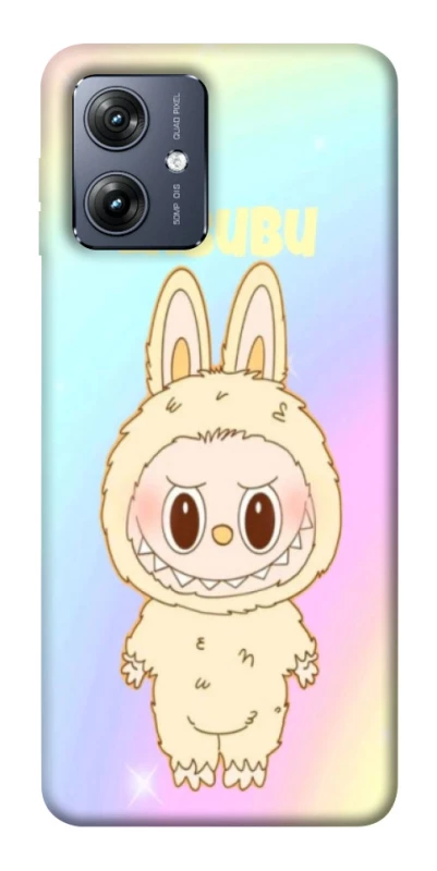 Чохол на Motorola Moto G54 Fluffy Rainbow Labubu фото 1 Чохол на Motorola Moto G54 Fluffy Rainbow Labubu фото 1 з 1