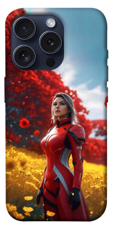 Чохол на Apple iPhone 15 Pro (6.1") Cyber space girl ver.5 фото 1 з 1