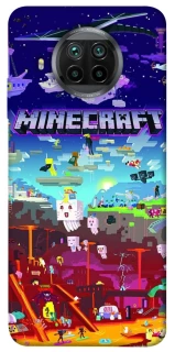 Чехол на Xiaomi Mi 10T Lite / Redmi Note 9 Pro 5G Minecraft world фото 1 из 1
