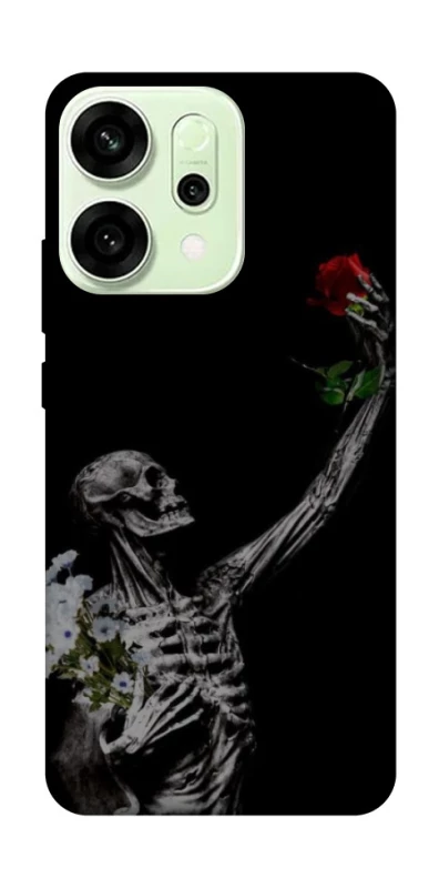Чехол на Oppo Reno 14 Skeleton vs Rose фото 1 из 1