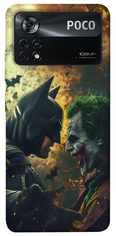 Чохол на Xiaomi Poco X4 Pro 5G Batman and the Joker фото 1 з 1