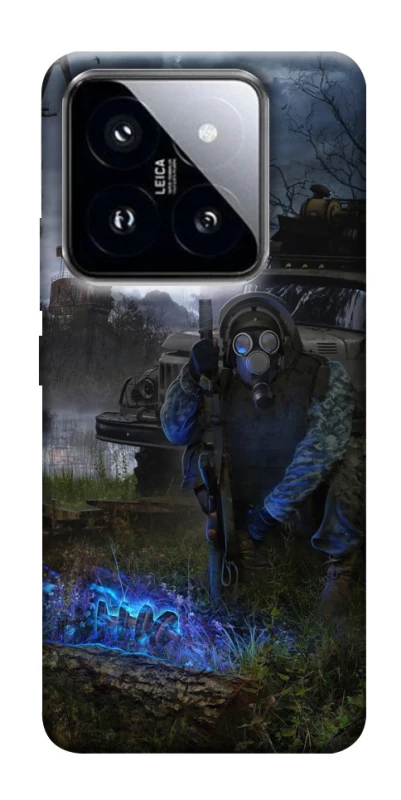 Чохол на Xiaomi 14 Pro Сталкер v9 фото 1 з 1